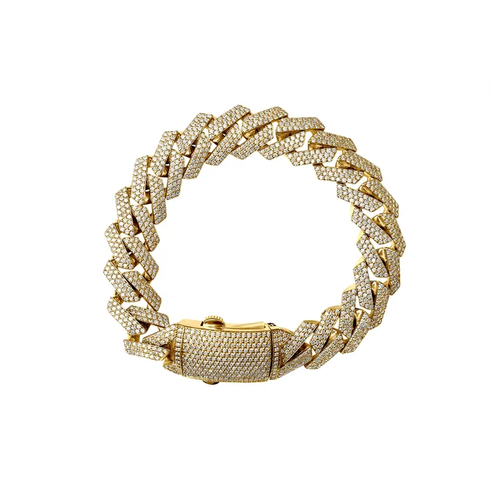 Meierotto Jewelers Bracelets 14K Yellow Gold Diamond Link Bracelet