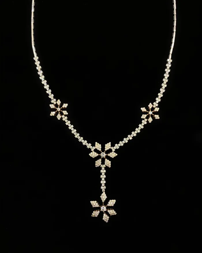 Necklaces 14kt White Rose Gold Handmade Necklace NE25000 Diamond Source NYC