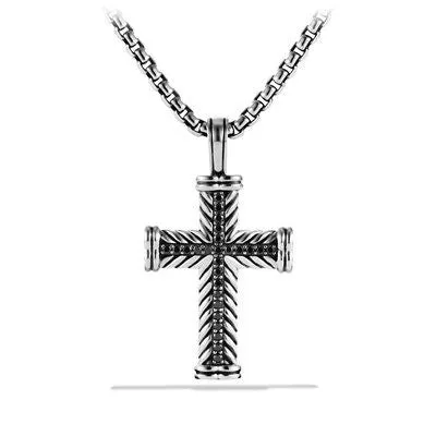 Necklaces David Yurman David Yurman Throughbred Cross Pendant