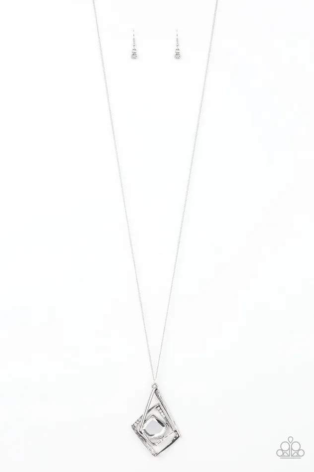 Necklaces Paparazzi Jewelry Paparazzi Necklace A MODERN Citizen White Necklaces Paparazzi Jewelry Paparazzi Necklace A MODERN Citizen White