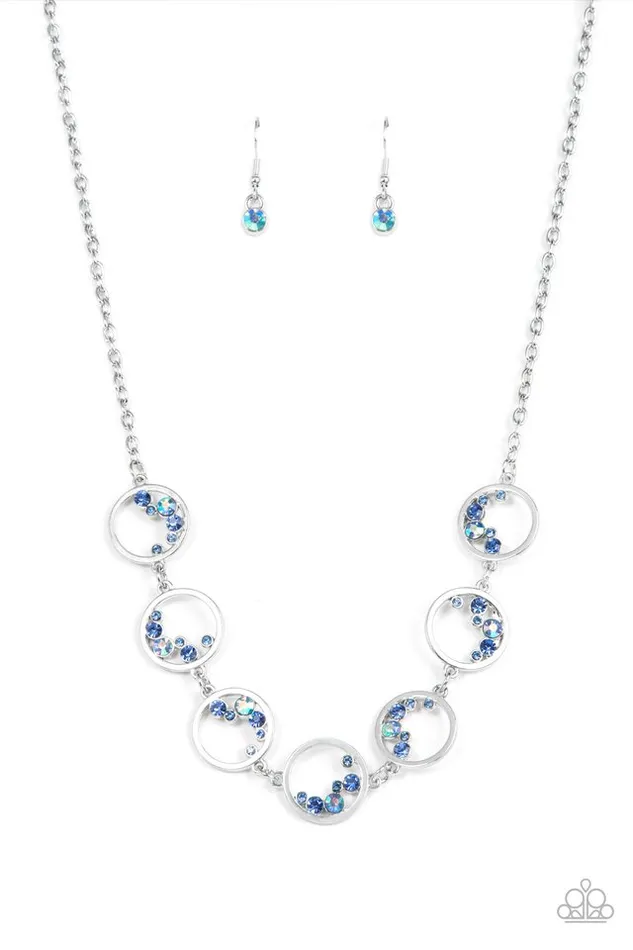 Necklaces Paparazzi Jewelry Paparazzi Necklace Blissfully Bubbly Blue Necklaces Paparazzi Jewelry Paparazzi Necklace Blissfully Bubbly Blue