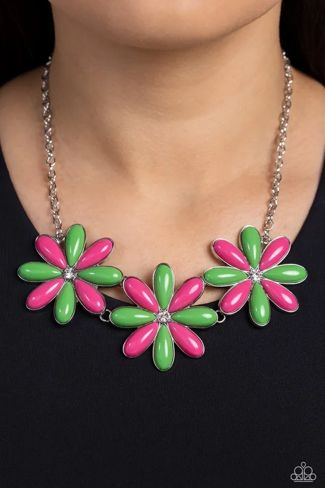 Necklaces Paparazzi Jewelry Paparazzi Necklace Bodacious Bouquet Green