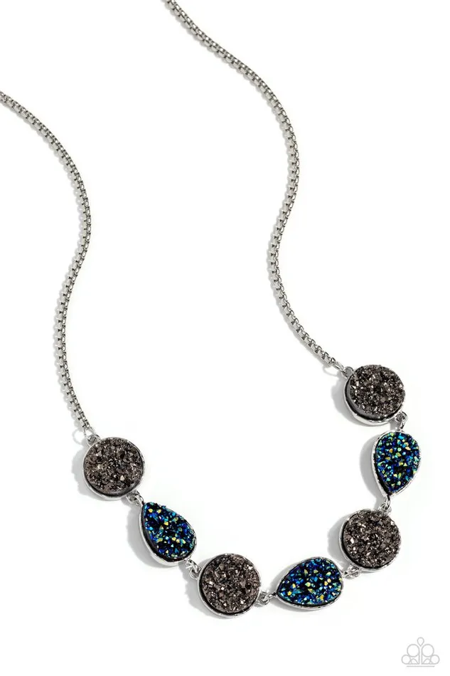 Necklaces Paparazzi Jewelry Paparazzi Necklace Druzy Demand Silver Necklaces Paparazzi Jewelry Paparazzi Necklace Druzy Demand Silver