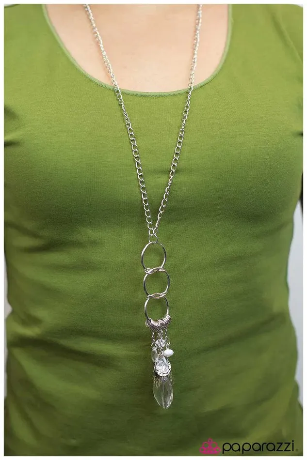 Necklaces Paparazzi Jewelry Paparazzi Necklace Fall In Line White