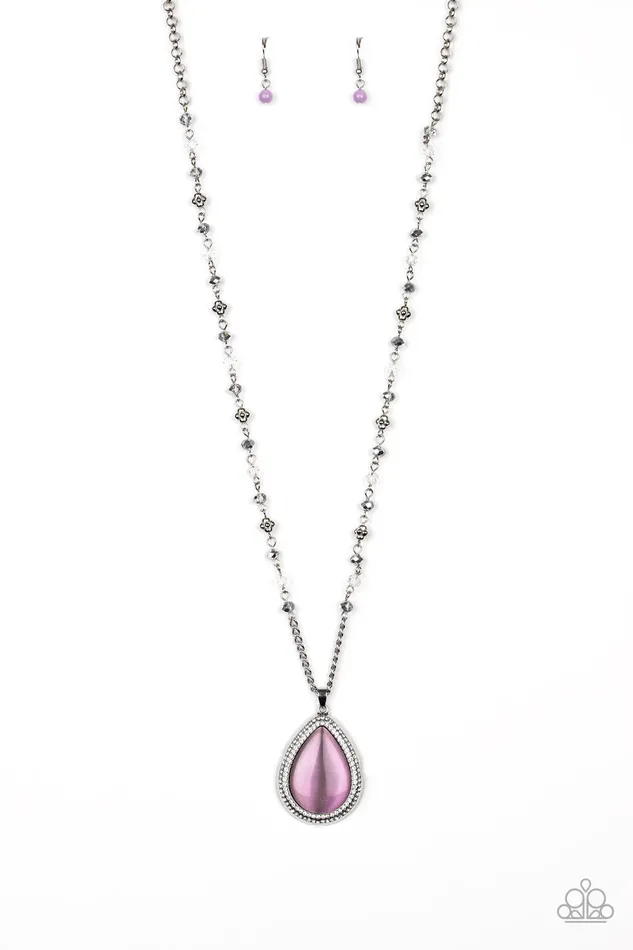 Necklaces Paparazzi Jewelry Paparazzi Necklace Fashion Flaunt Purple