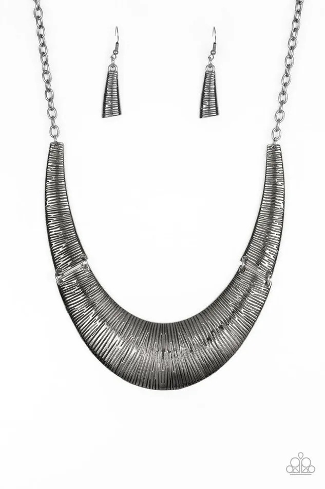 Necklaces Paparazzi Jewelry Paparazzi Necklace Feast or Famine Black Necklaces Paparazzi Jewelry Paparazzi Necklace Feast or Famine Black