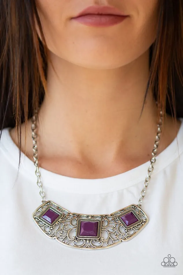 Necklaces Paparazzi Jewelry Paparazzi Necklace Feeling IndePENDANT Purple