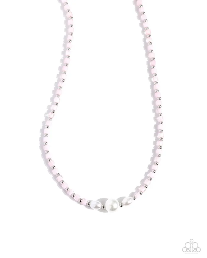 Necklaces Paparazzi Jewelry Paparazzi Necklace Fight Like a PEARL Pink Necklaces Paparazzi Jewelry Paparazzi Necklace Fight Like a PEARL Pink
