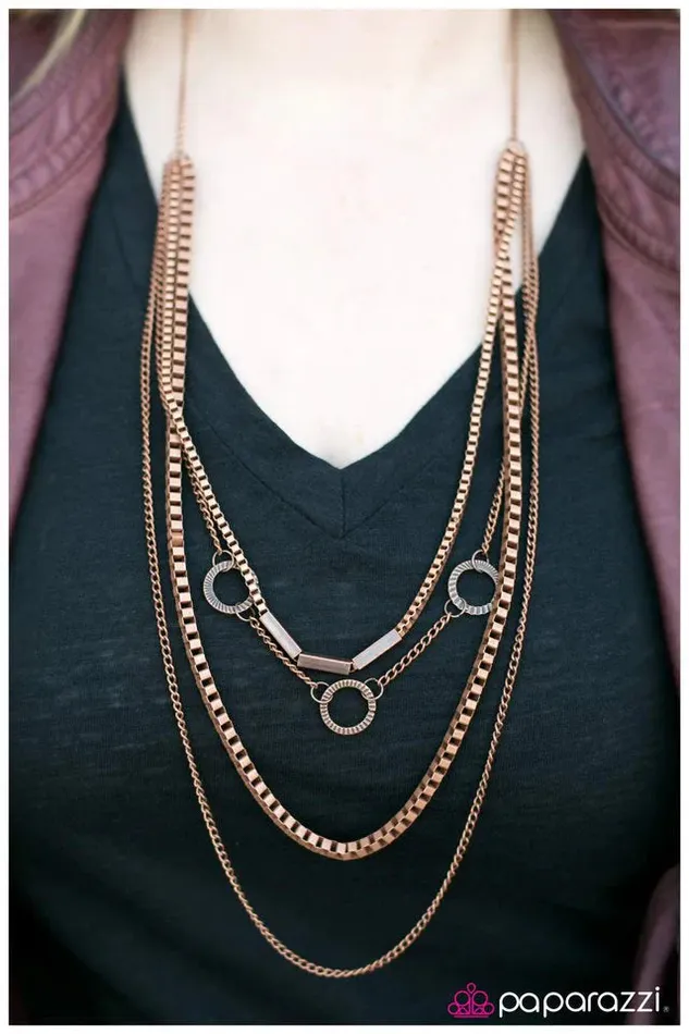 Necklaces Paparazzi Jewelry Paparazzi Necklace Go Go Gadget Copper
