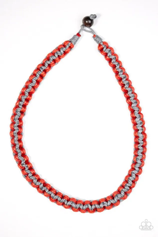 Necklaces Paparazzi Jewelry Paparazzi Necklace Go Tell It To The Mountain Red