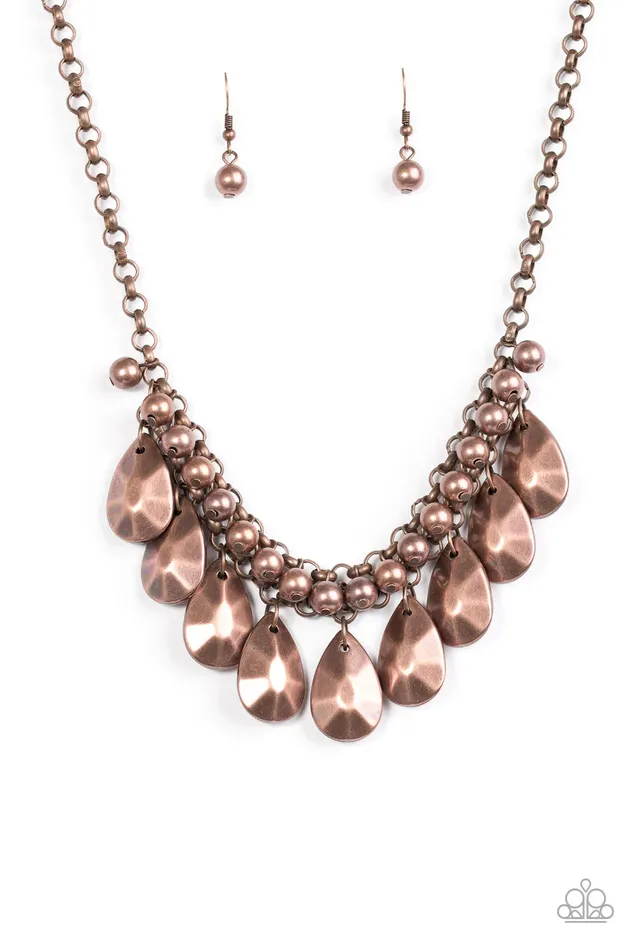 Necklaces Paparazzi Jewelry Paparazzi Necklace La DIVA Loca Copper