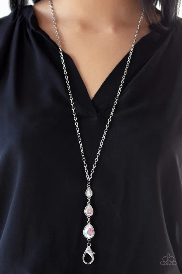 Necklaces Paparazzi Jewelry Paparazzi Necklace Lanyard Dont Mind If I DEW Multi