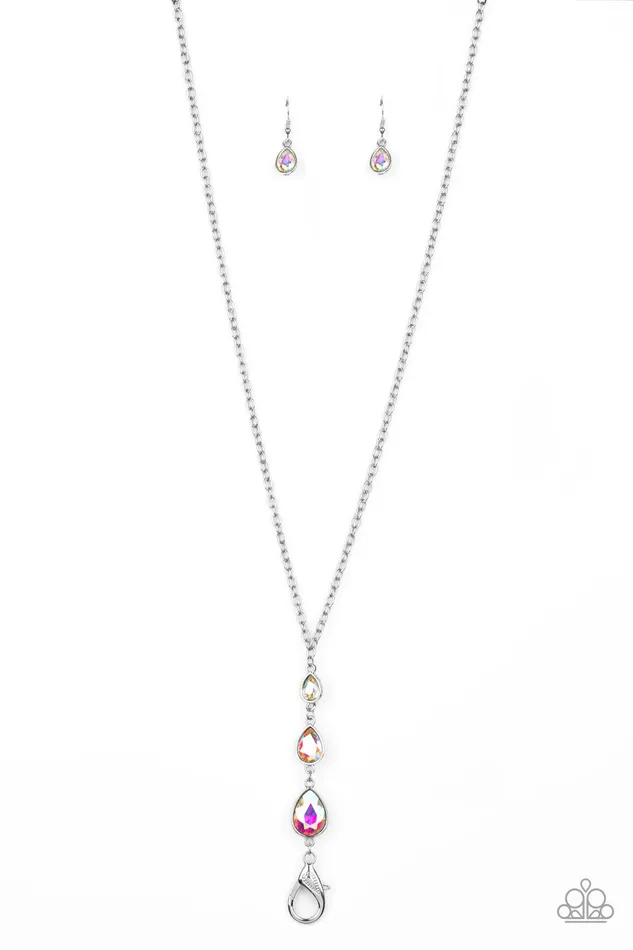 Necklaces Paparazzi Jewelry Paparazzi Necklace Lanyard Dont Mind If I DEW Multi Necklaces Paparazzi Jewelry Paparazzi Necklace Lanyard Dont Mind If I DEW Multi