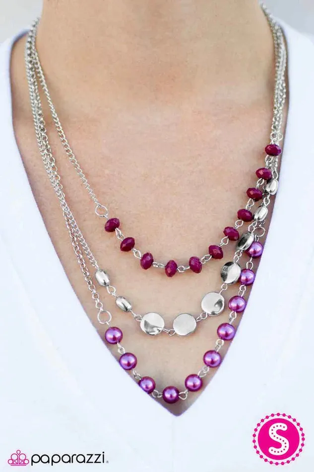 Necklaces Paparazzi Jewelry Paparazzi Necklace Living The Glamorous Life Pink
