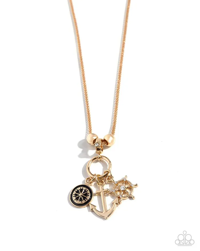 Necklaces Paparazzi Jewelry Paparazzi Necklace Nuanced Nautical Gold Necklaces Paparazzi Jewelry Paparazzi Necklace Nuanced Nautical Gold