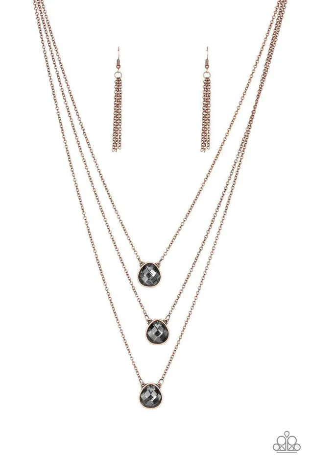 Necklaces Paparazzi Jewelry Paparazzi Necklace Once In A MILLIONAIRE Copper