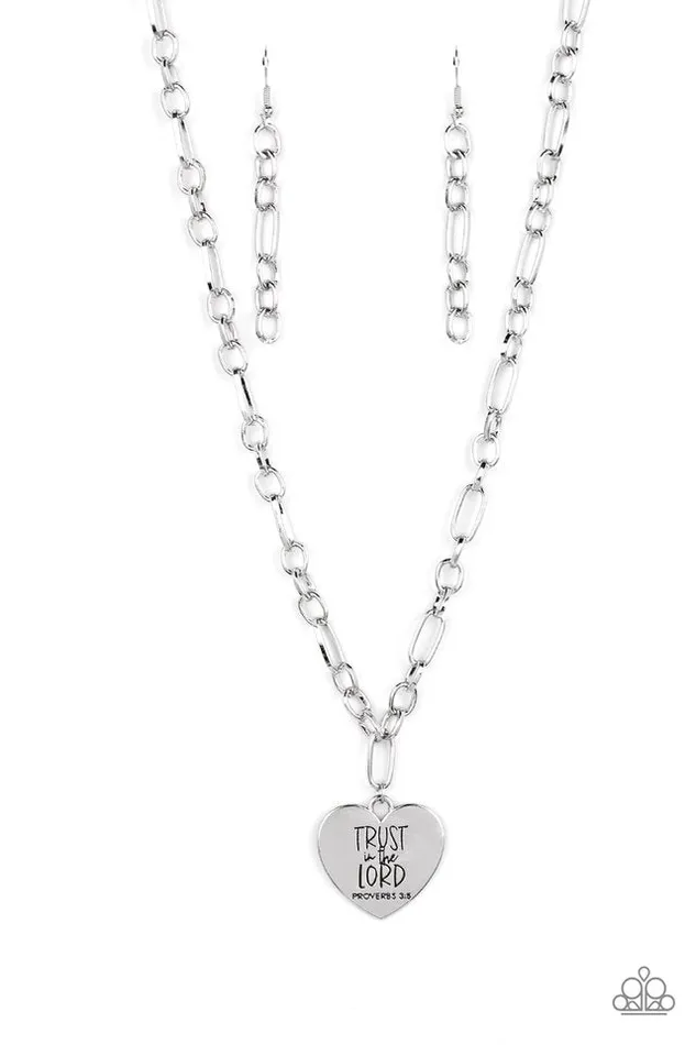 Necklaces Paparazzi Jewelry Paparazzi Necklace Perennial Proverbs Silver