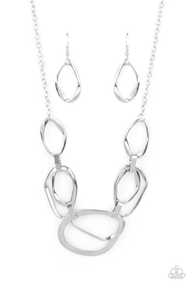 Necklaces Paparazzi Jewelry Paparazzi Necklace Prehistoric Heirloom Silver Necklaces Paparazzi Jewelry Paparazzi Necklace Prehistoric Heirloom Silver