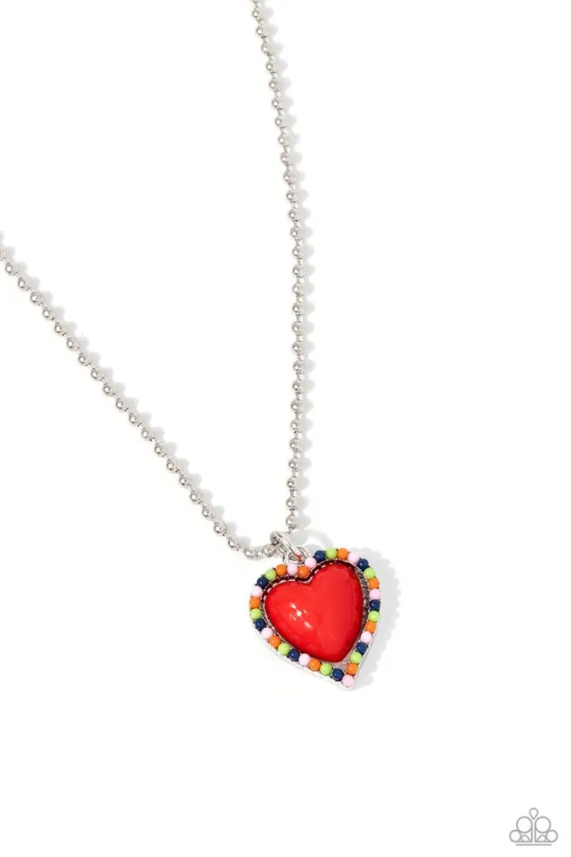 Necklaces Paparazzi Jewelry Paparazzi Necklace Romantic Ragtime Red Necklaces Paparazzi Jewelry Paparazzi Necklace Romantic Ragtime Red