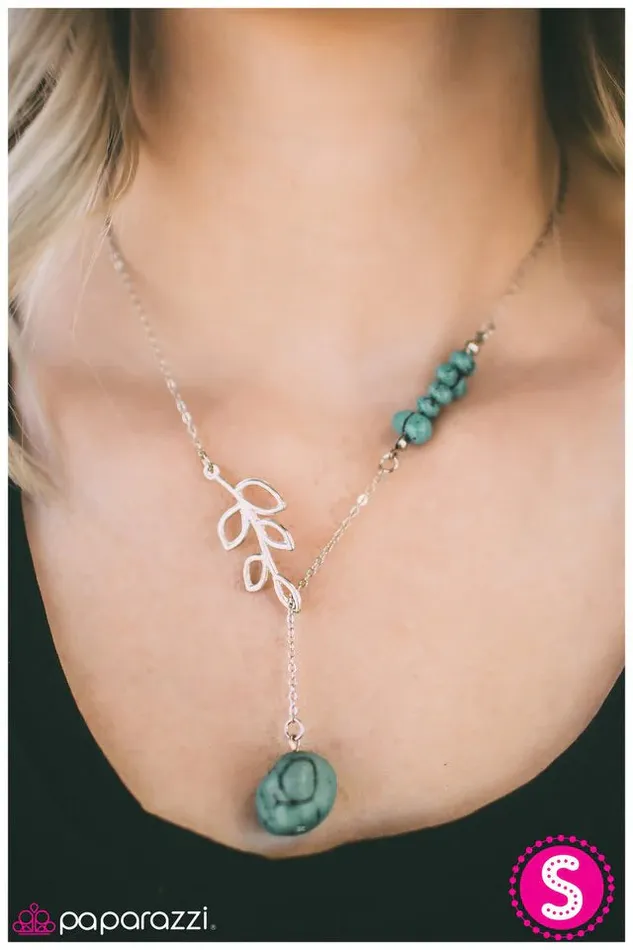Necklaces Paparazzi Jewelry Paparazzi Necklace Standing My Ground Blue