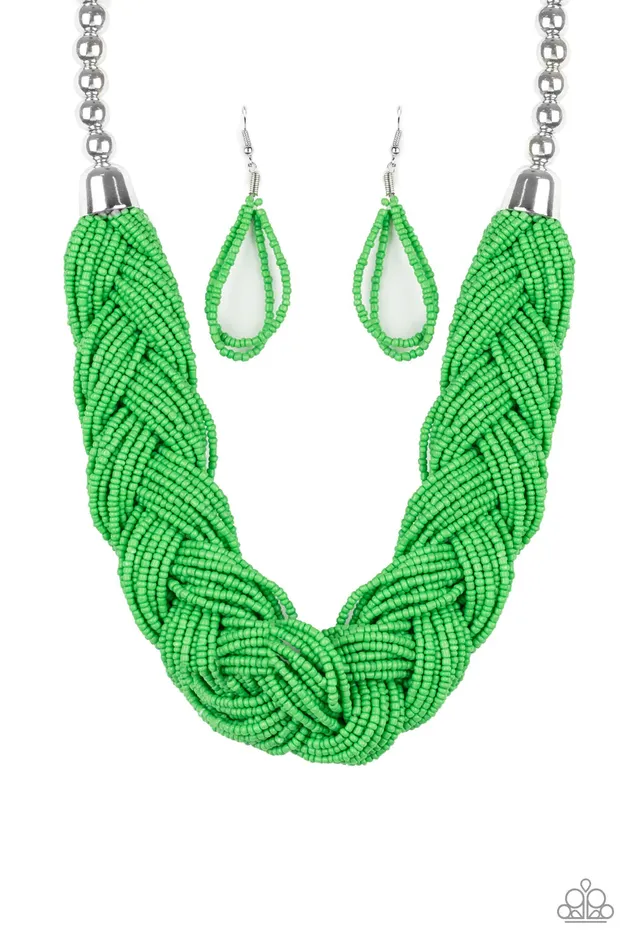 Necklaces Paparazzi Jewelry Paparazzi Necklace The Great Outback Green