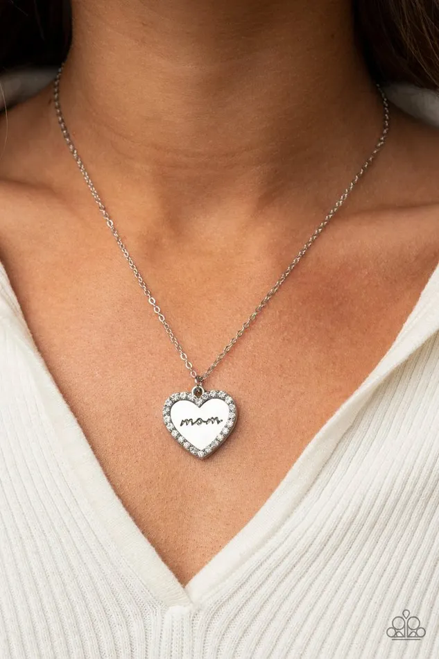 Necklaces Paparazzi Jewelry Paparazzi Necklace The Real Boss White