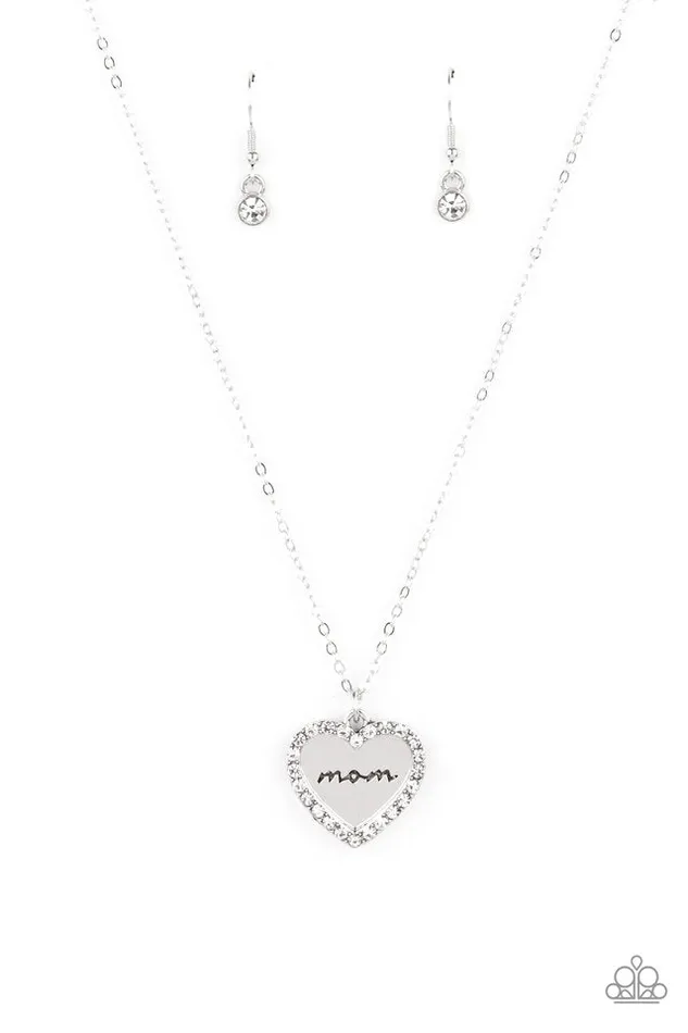 Necklaces Paparazzi Jewelry Paparazzi Necklace The Real Boss White Necklaces Paparazzi Jewelry Paparazzi Necklace The Real Boss White