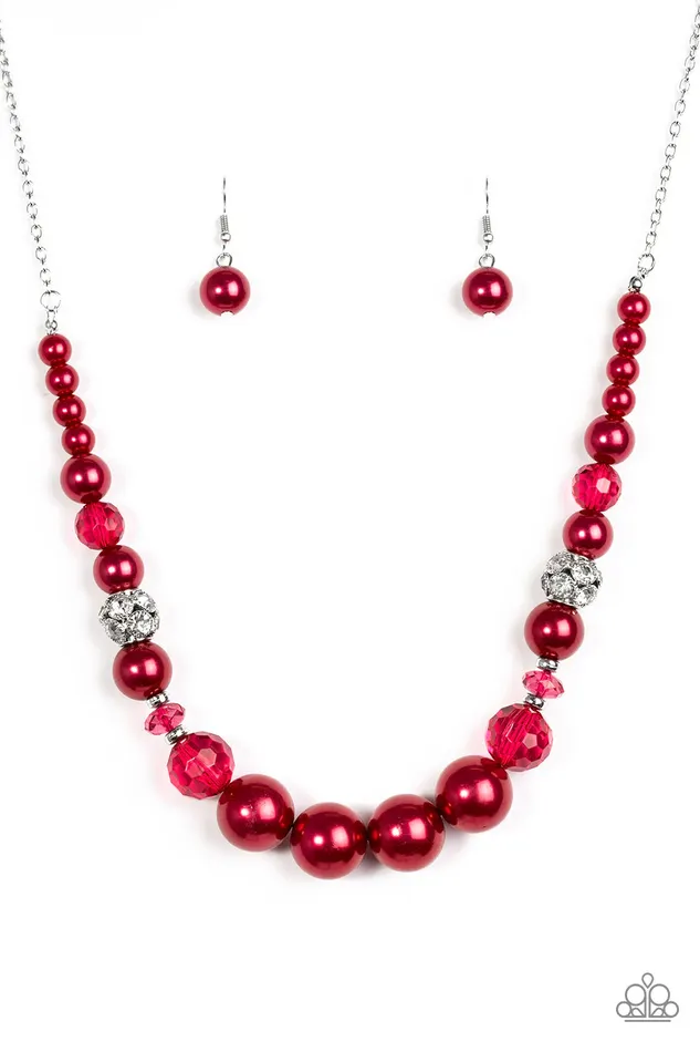 Necklaces Paparazzi Jewelry Paparazzi Necklace The Wedding Party Red