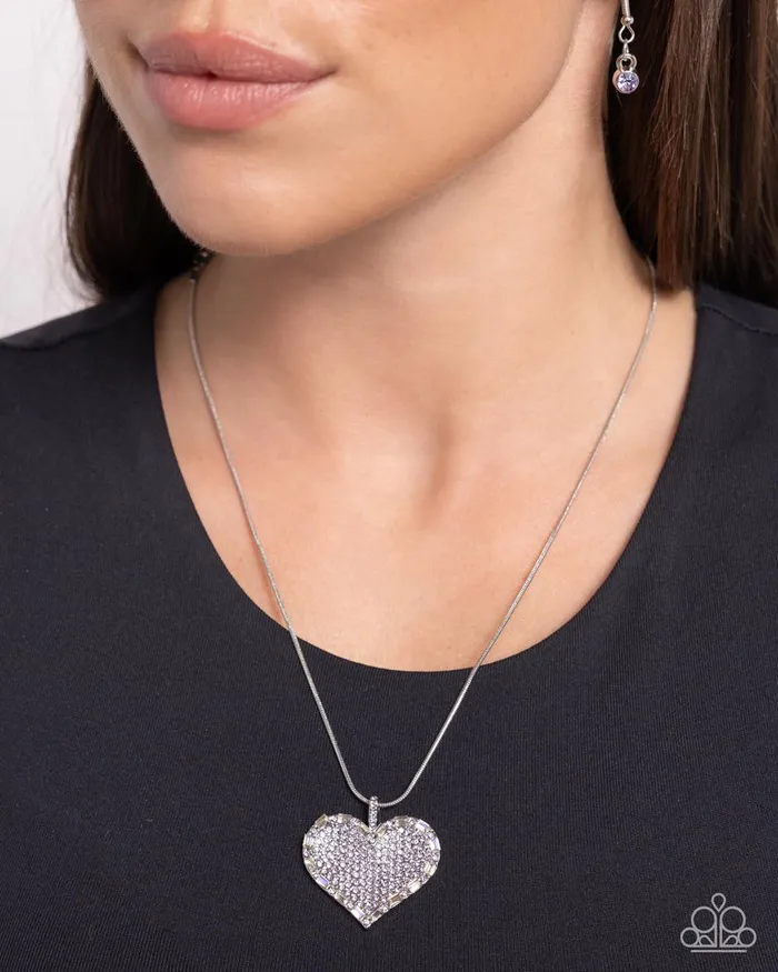 Necklaces Paparazzi Necklace Affectionate Advance Purple Paparazzi Jewelry