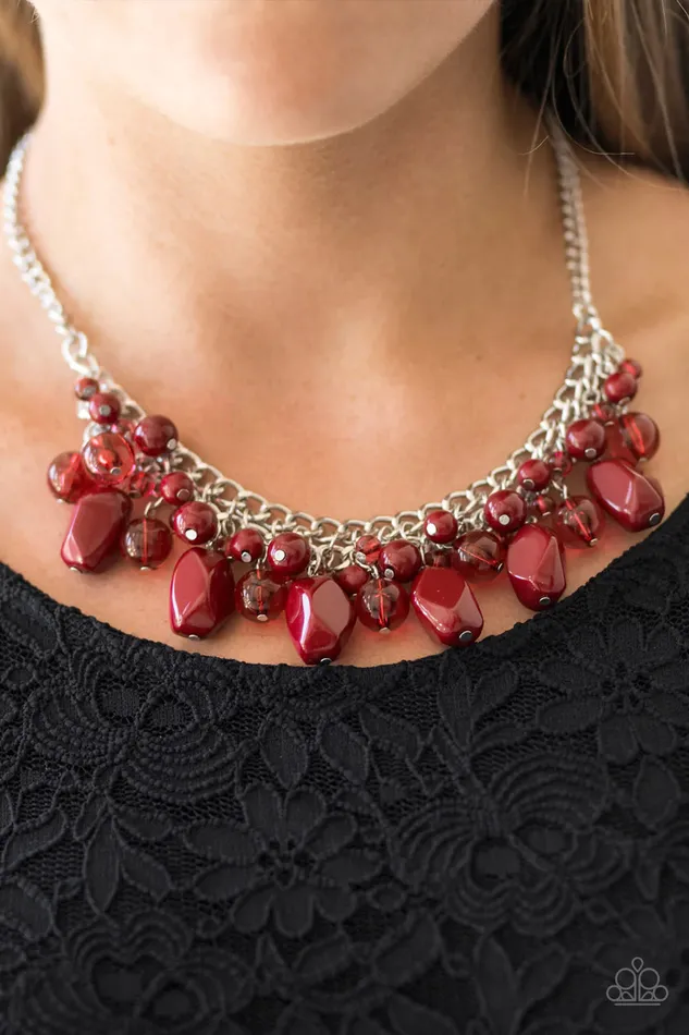 Necklaces Paparazzi Necklace Newport Native Red Paparazzi Jewelry