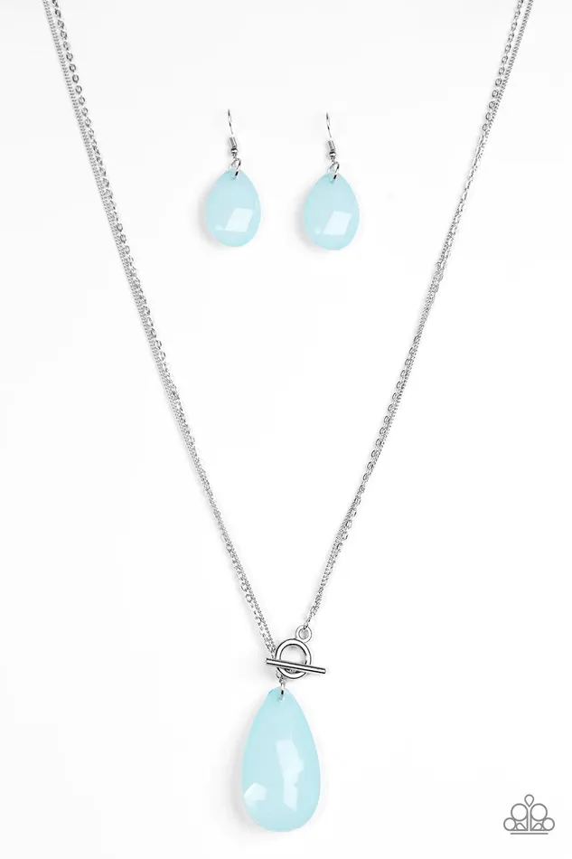 Necklaces Paparazzi Necklace Spring Storm Blue Paparazzi Jewelry