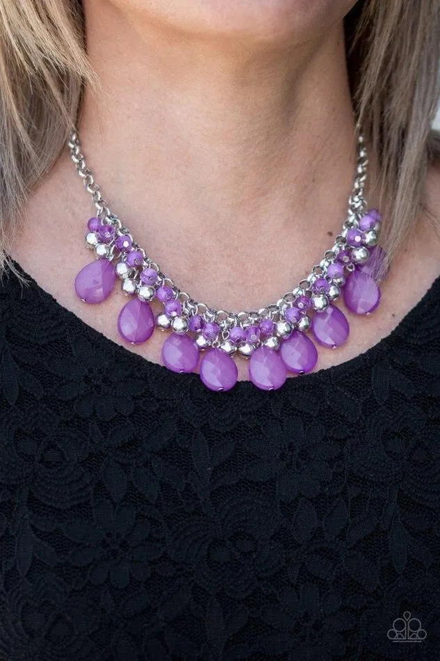 Necklaces Paparazzi Necklace Trending Tropicana Purple Paparazzi Jewelry