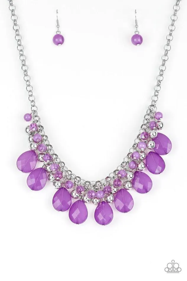 Necklaces Paparazzi Necklace Trending Tropicana Purple Paparazzi Jewelry