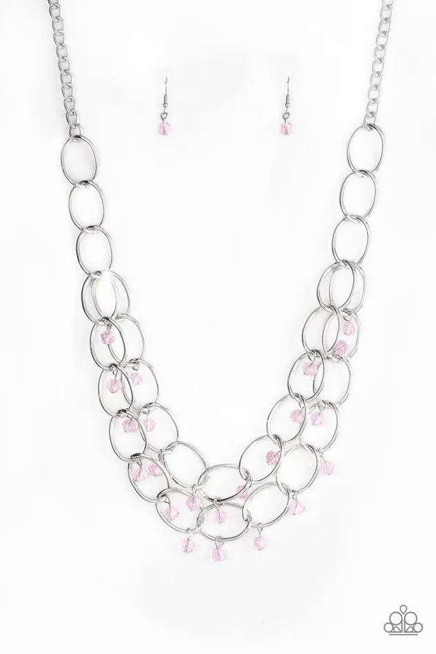 Necklaces Paparazzi Necklace Yacht Tour Pink Paparazzi Jewelry