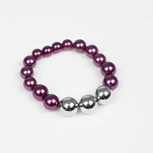 Paparazzi Bracelet All Dressed UPTOWN Purple Paparazzi Jewelry Bracelets