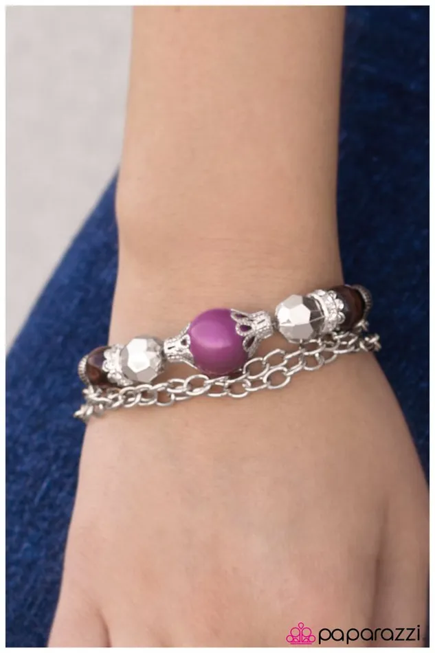Paparazzi Bracelet Belle Of The Ball Purple Paparazzi Jewelry Bracelets