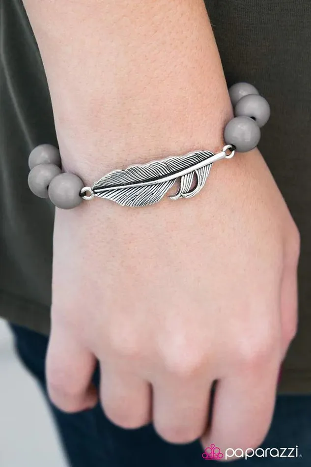 Paparazzi Bracelet Bird Watching Silver Paparazzi Jewelry Bracelets