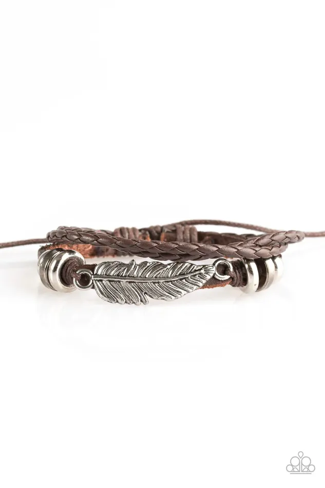 Paparazzi Bracelet Bow and SPARROW Brown Paparazzi Jewelry Bracelets