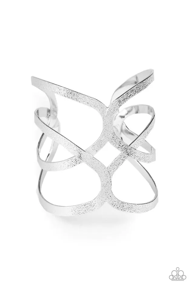 Paparazzi Bracelet Crossing The Finish Line Silver Paparazzi Jewelry Bracelets