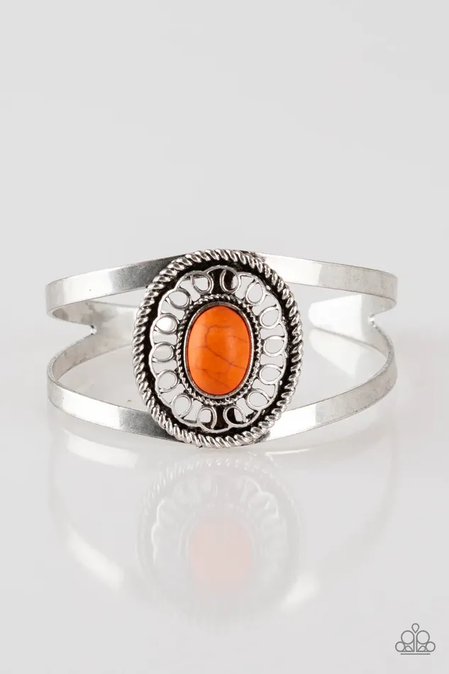 Paparazzi Bracelet Deep In The TUMBLEWEEDS Orange Paparazzi Jewelry Bracelets