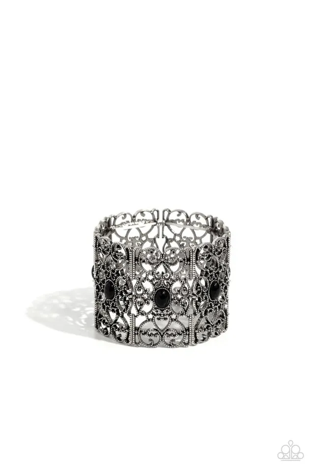 Paparazzi Bracelet Fairest Filigree Black Paparazzi Jewelry Bracelets Paparazzi Bracelet Fairest Filigree Black Paparazzi Jewelry Bracelets