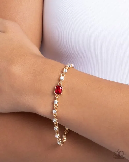 Paparazzi Bracelet Fitted Fidelity Gold Paparazzi Jewelry Bracelets
