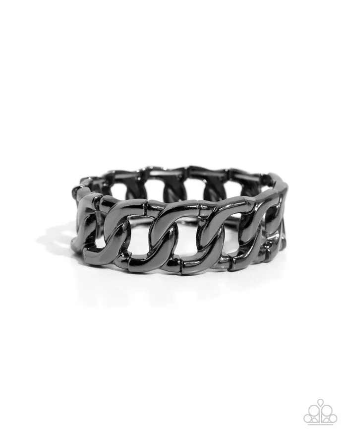 Paparazzi Bracelet Forged in Fame Black Paparazzi Jewelry Bracelets Paparazzi Bracelet Forged in Fame Black Paparazzi Jewelry Bracelets