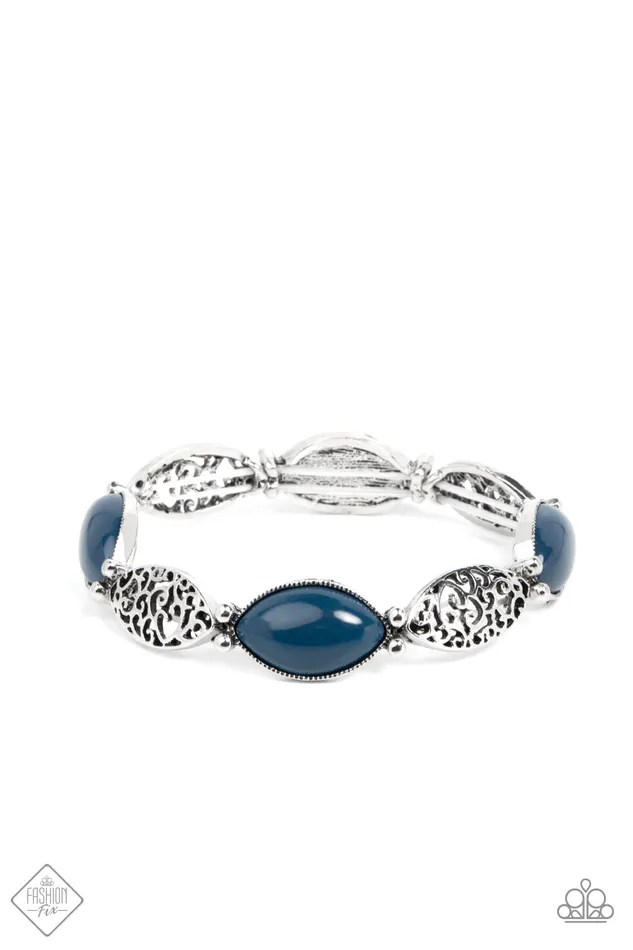 Paparazzi Bracelet Garden Rendezvous Blue Paparazzi Jewelry Bracelets