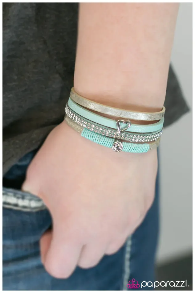 Paparazzi Bracelet My Oh My Blue Paparazzi Jewelry Bracelets