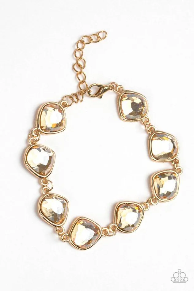 Paparazzi Bracelet Perfect Imperfection Gold Paparazzi Jewelry Bracelets