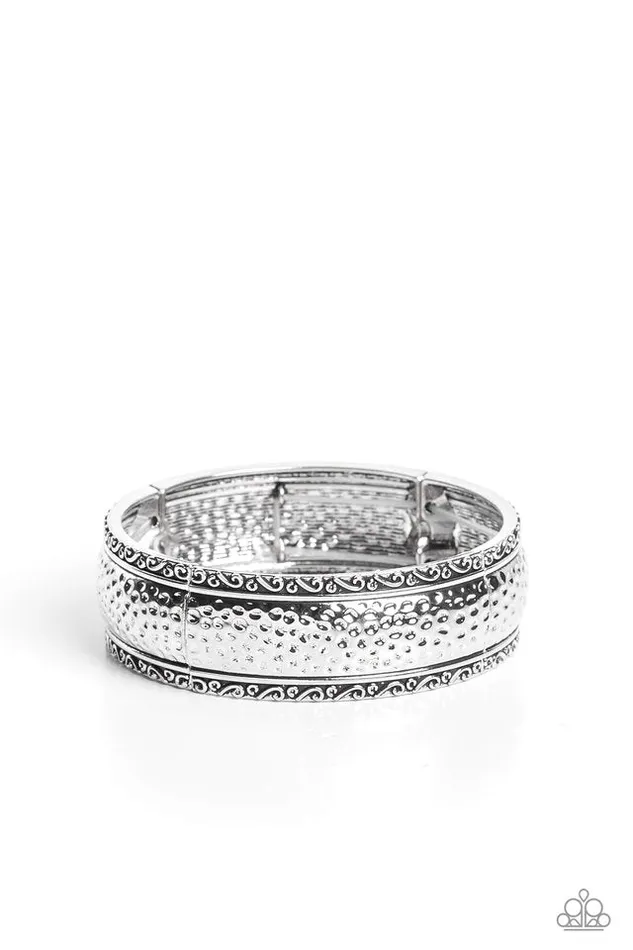 Paparazzi Bracelet Textile Tenor Silver Paparazzi Jewelry Bracelets Paparazzi Bracelet Textile Tenor Silver Paparazzi Jewelry Bracelets