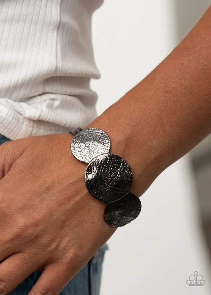 Paparazzi Bracelet Urban Aftershock Black Paparazzi Jewelry Bracelets
