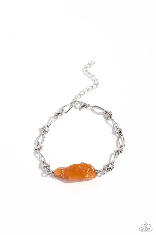 Paparazzi Bracelet Whimsically Wrapped Orange Paparazzi Jewelry Bracelets Paparazzi Bracelet Whimsically Wrapped Orange Paparazzi Jewelry Bracelets