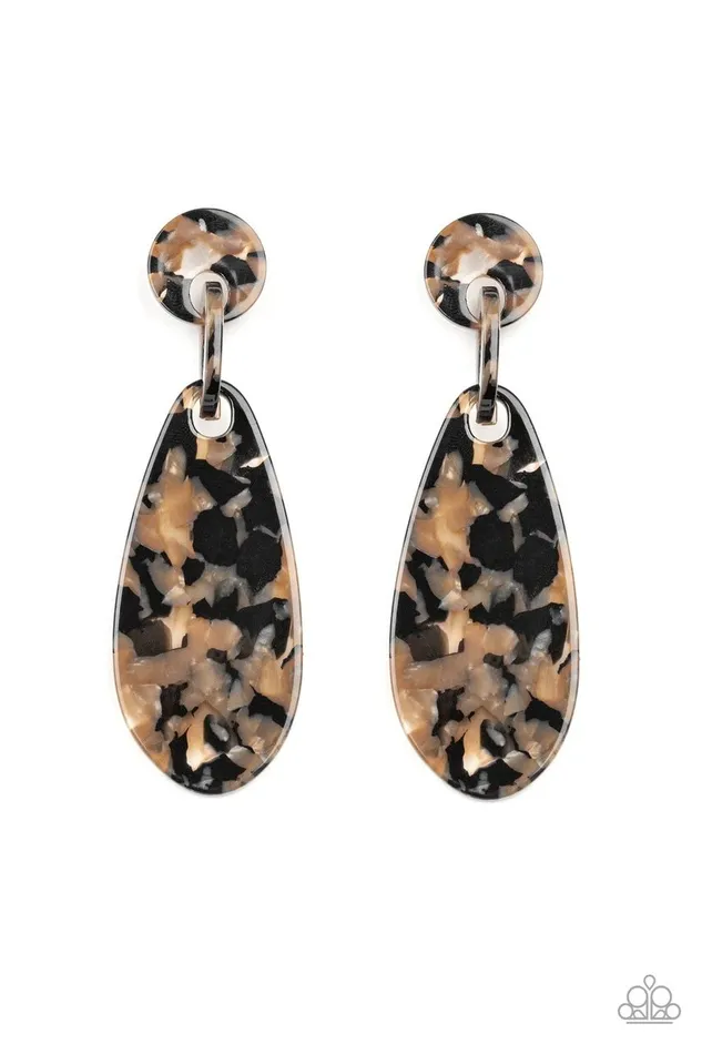 Paparazzi Earring A HAUTE Commodity Black Paparazzi Jewelry Earrings Paparazzi Earring A HAUTE Commodity Black Paparazzi Jewelry Earrings